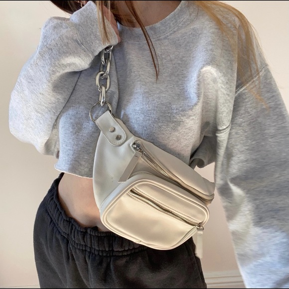Bershka White Belt Bag - Picture 4 of 11